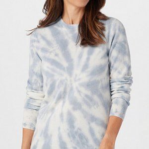 Cashmere Tie Dye Crew Neck Sweater